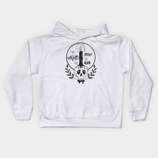 the spookiest night of the year halloween design Kids Hoodie